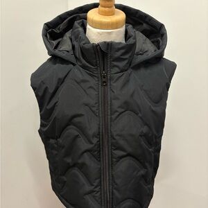 Old Navy Black Hooded Vest for Kids